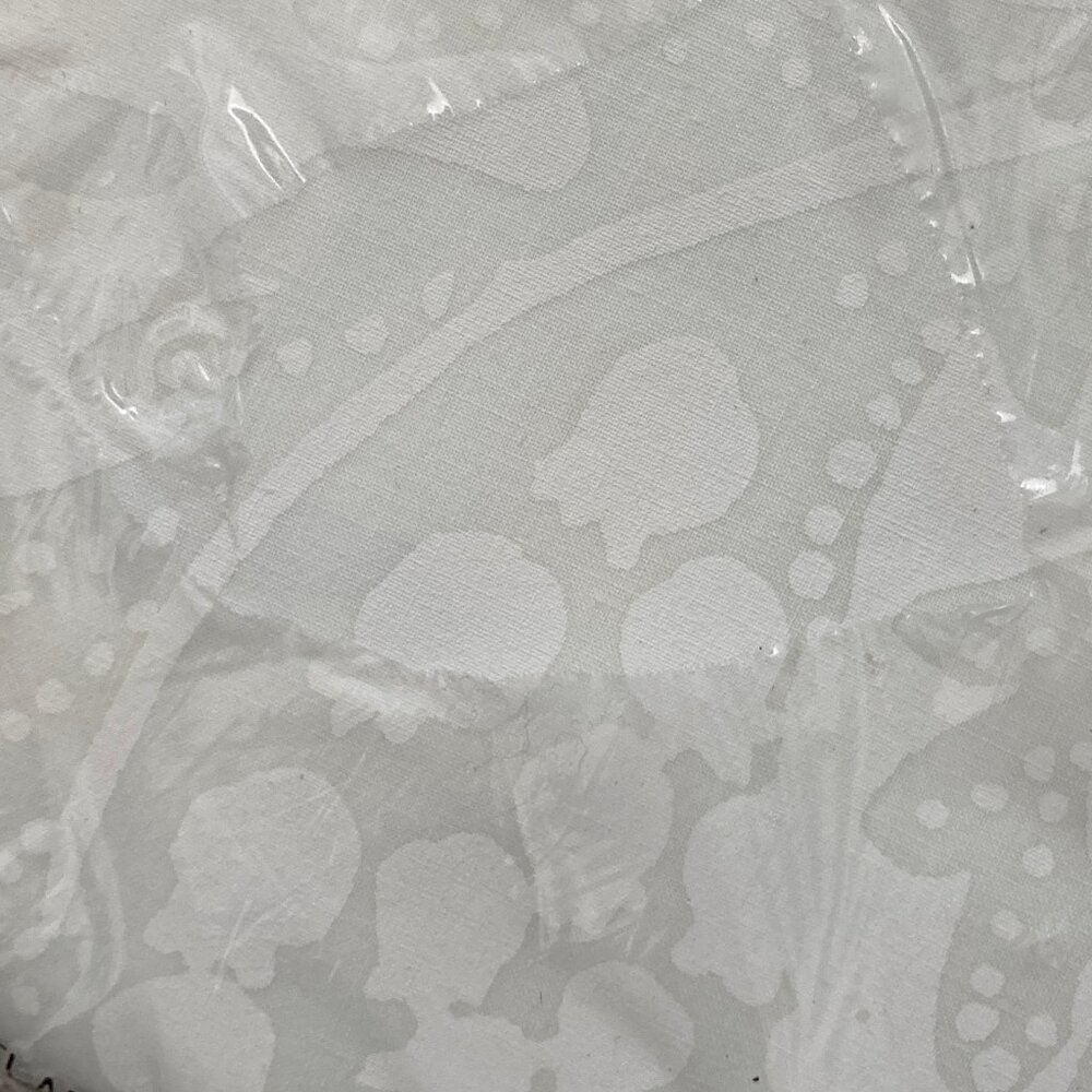 Martex Vintage Off White on White Slight Floral Full Sheet Set - Picture 2 of 4